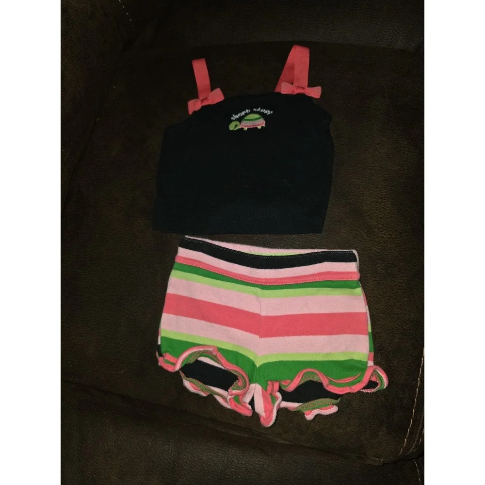 Gymboree outlet palm‎ beach paradise short stuff turtle outfit size 3 6 months